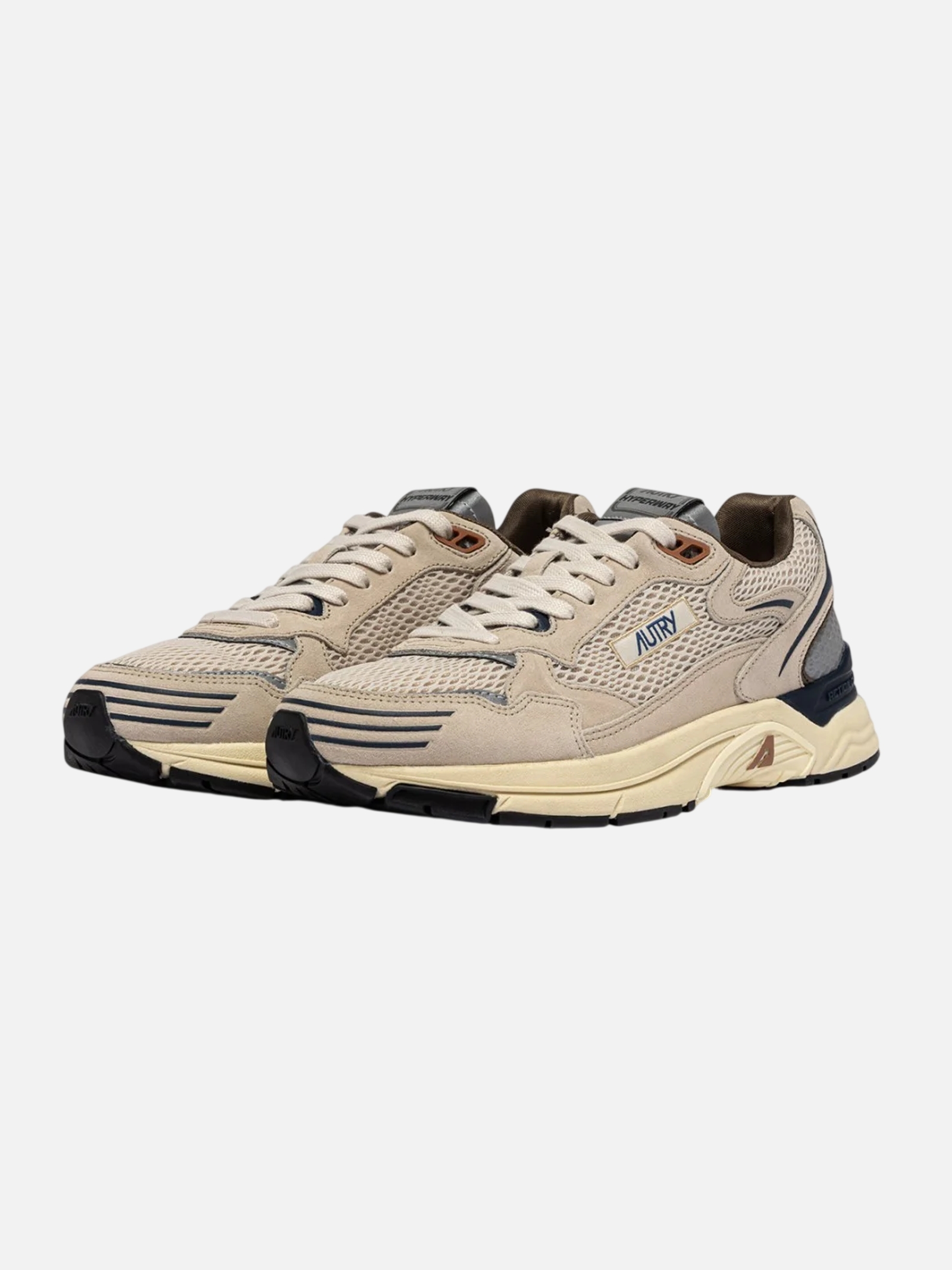 A1UNHYLMCI05 HYPERWAY LOW MAN SUE/MESHACT SAND/SPABL AUTRY FW26 - SAND/SPABL