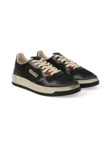 A1UNAVLMKH01 SUP VINT LOW MAN MESH/LEA BLK/BLK AUTRY FW26
