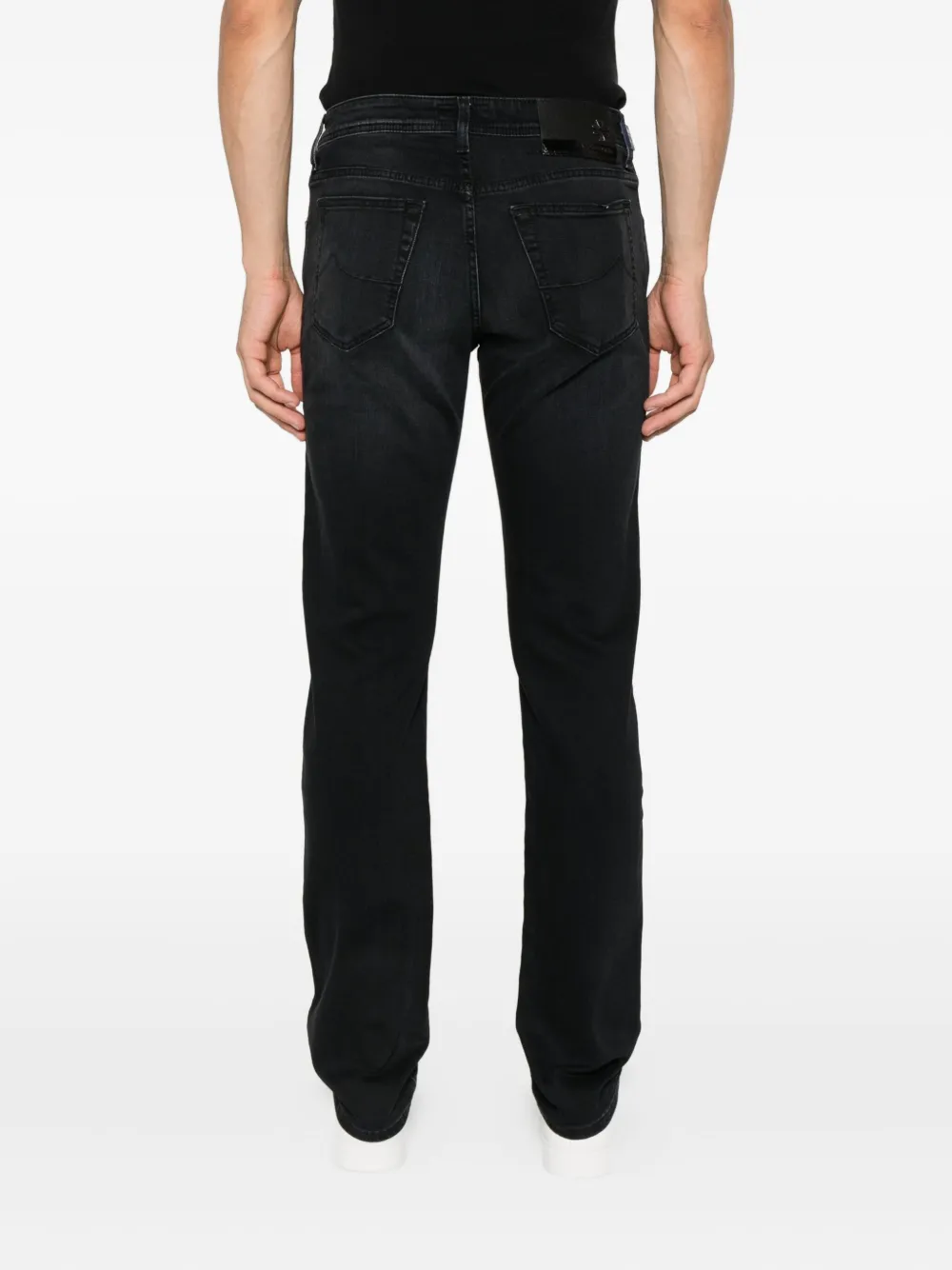 JUM_QE004030S3622S1 PANT 5 PKT SLIM FIT BARD WOVEN COTTON DENIM JACOB COHËN FW26 - MEDIUM BLACK