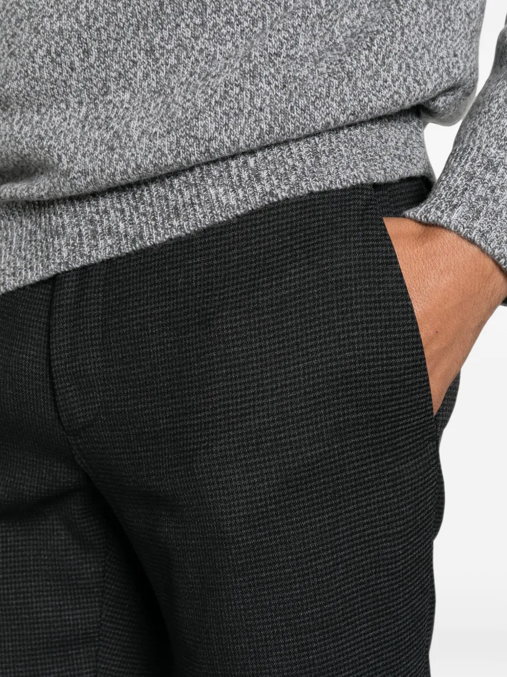 1TS08440401 TROUSERS INCOTEX FW26 - GRIGIO ANTRACITE