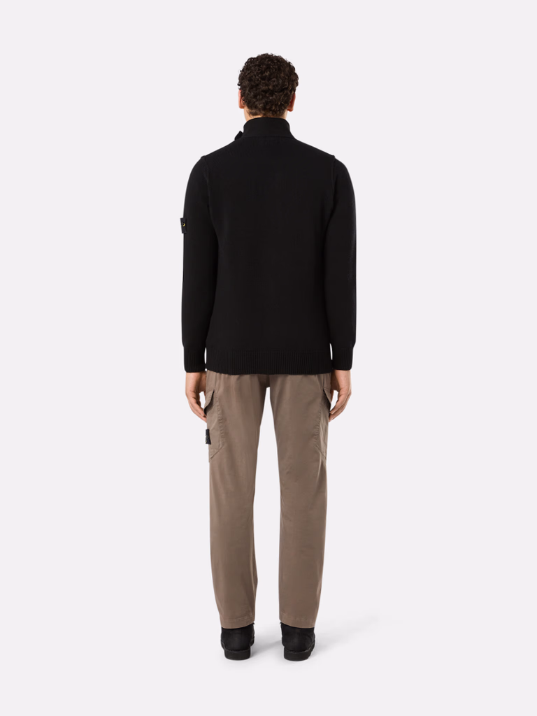 L2S155100047S00A3 CARDIGAN STONE ISLAND FW26 - BLACK
