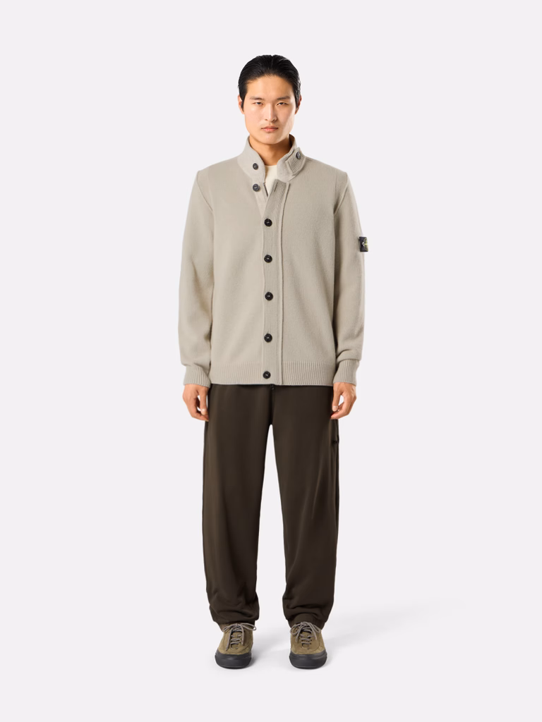 L2S155100047S00A3 CARDIGAN STONE ISLAND FW26 - SAND