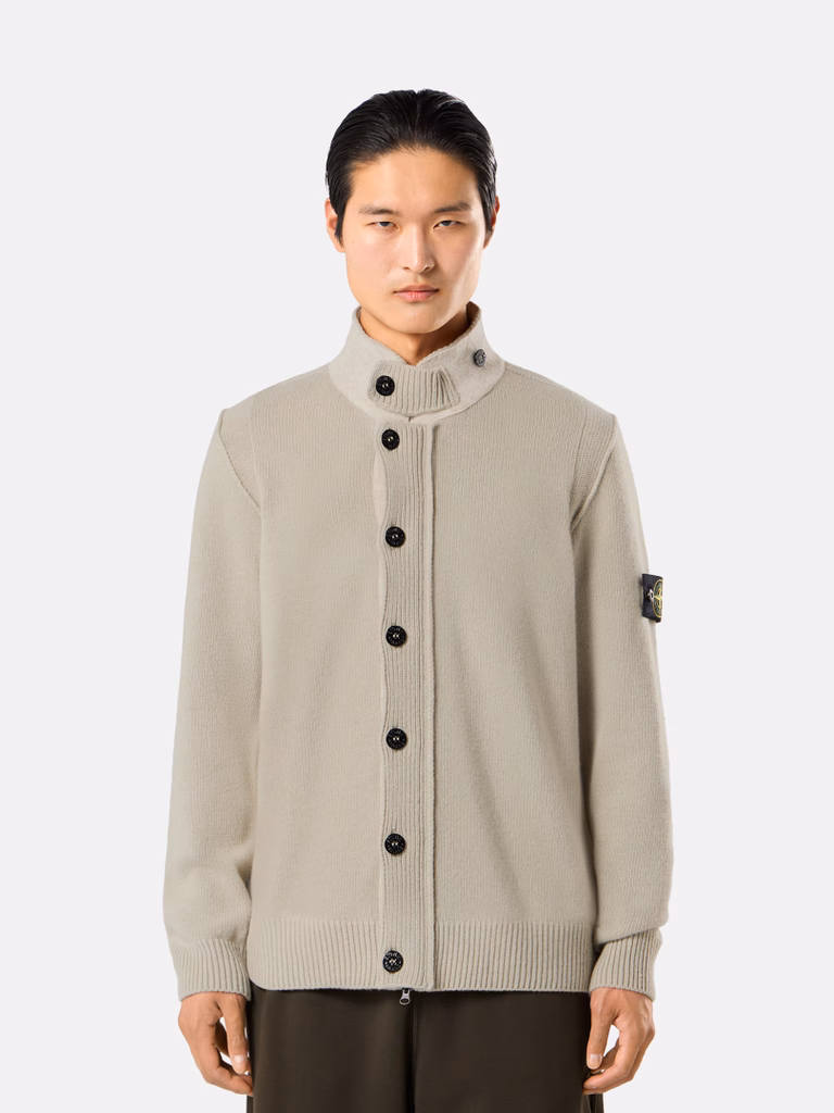 L2S155100047S00A3 CARDIGAN STONE ISLAND FW26 - SAND