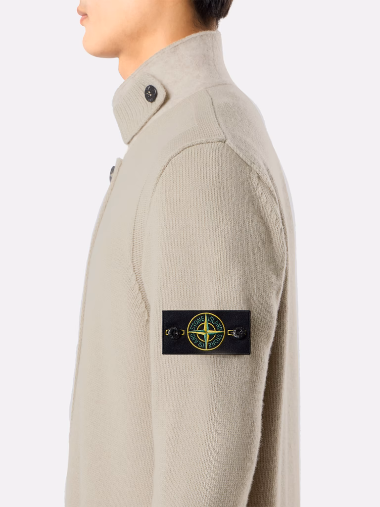 L2S155100047S00A3 CARDIGAN STONE ISLAND FW26 - SAND
