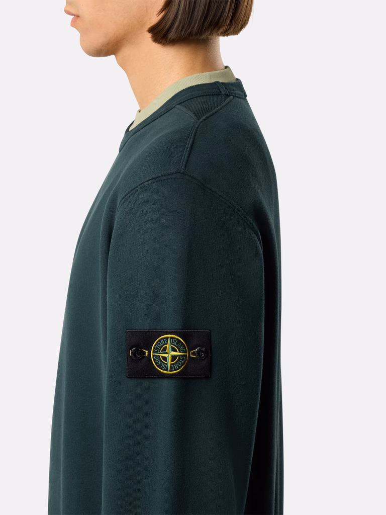 L2S156100060S0051 SWEATSHIRT STONE ISLAND FW26 - DARK GREEN