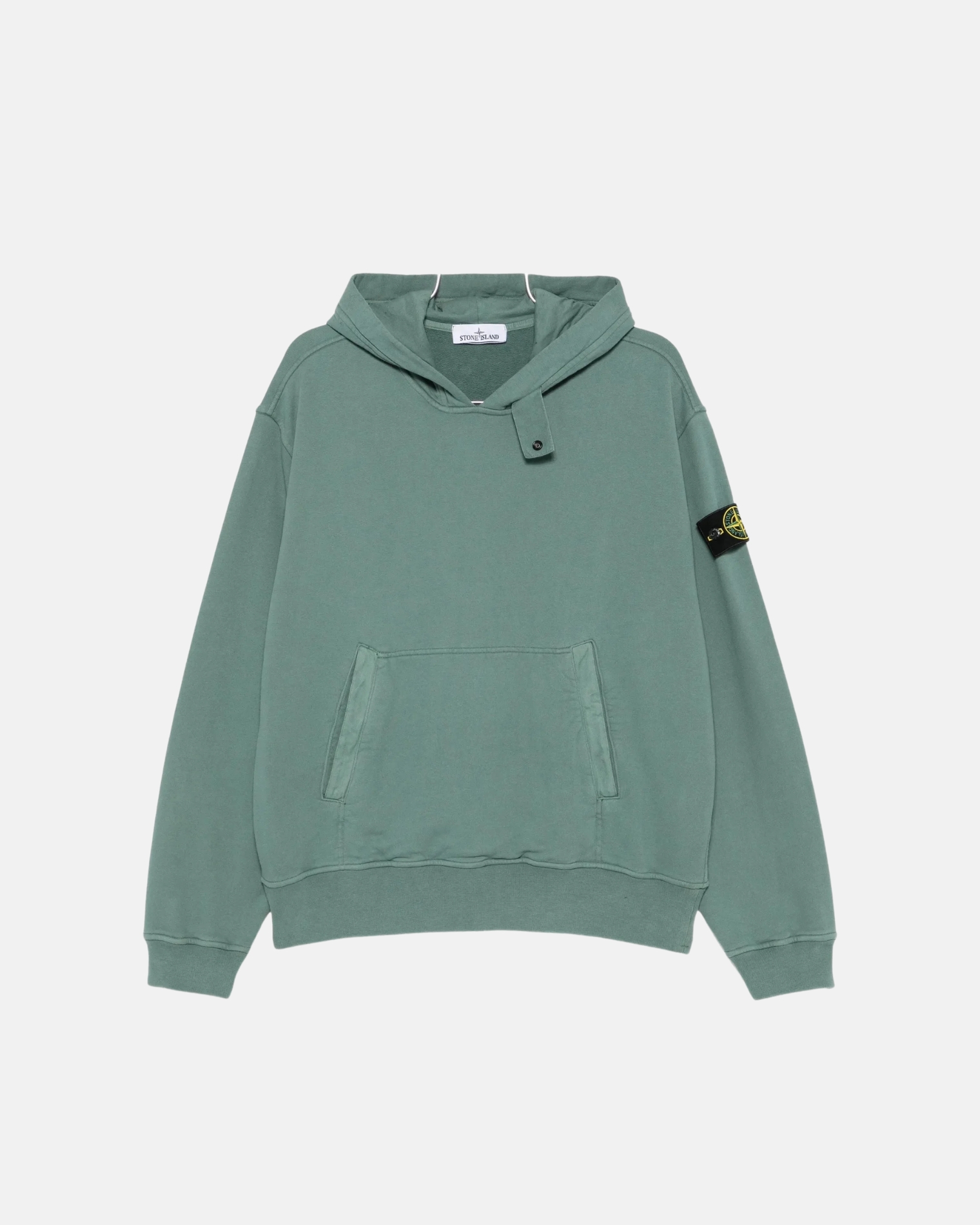 L2S156100023S0A20 HOODIE SWEATER STONE ISLAND FW26 - OCEAN GREEN