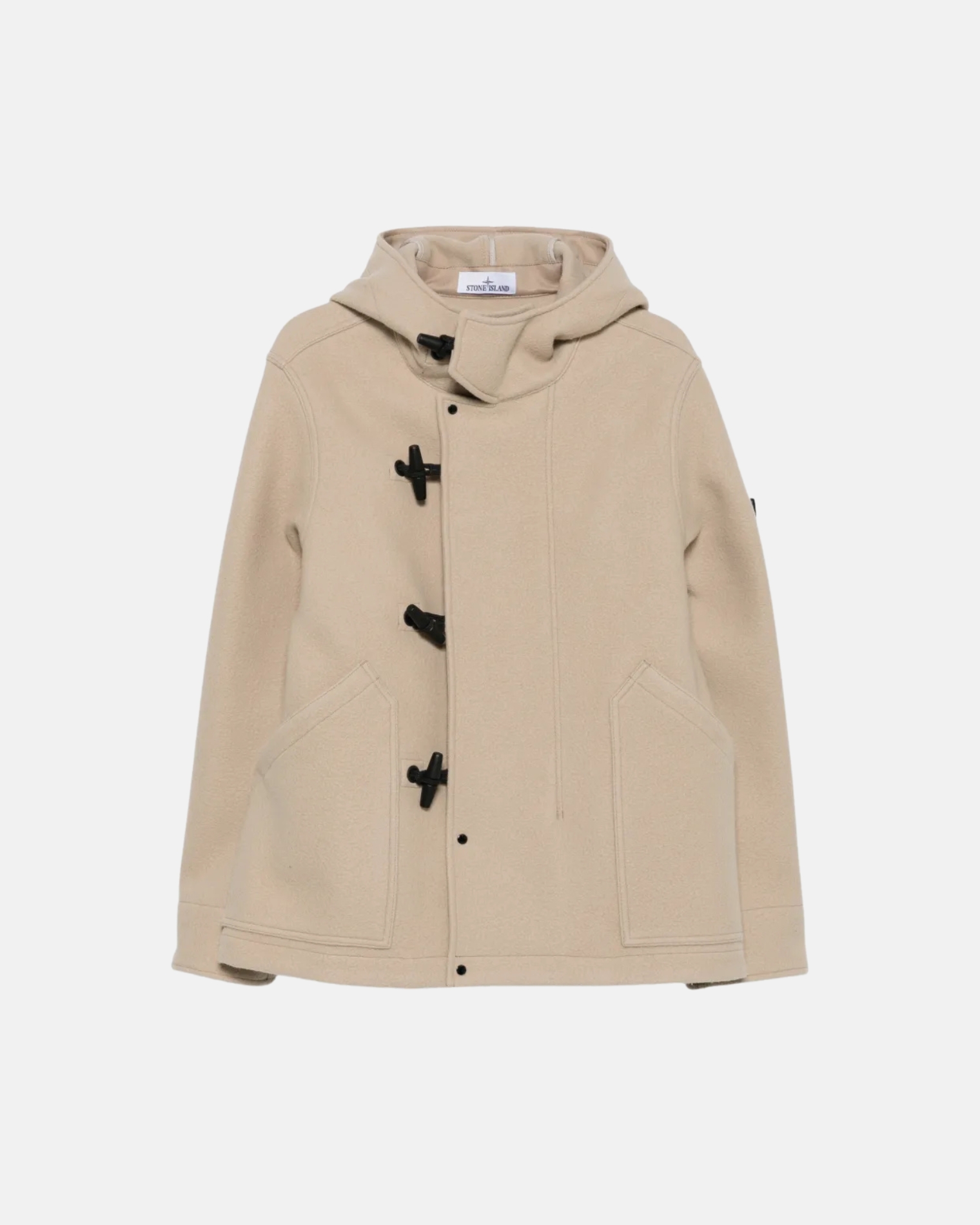 L2S154100039S0453 SHORT PARKA STONE ISLAND FW26 - BISCUIT