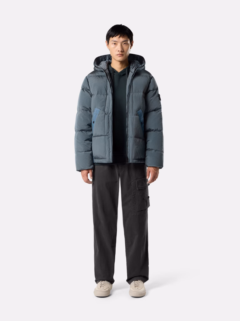 L2S154100019S0019 JACKET STONE ISLAND FW26 - OCEAN GREEN