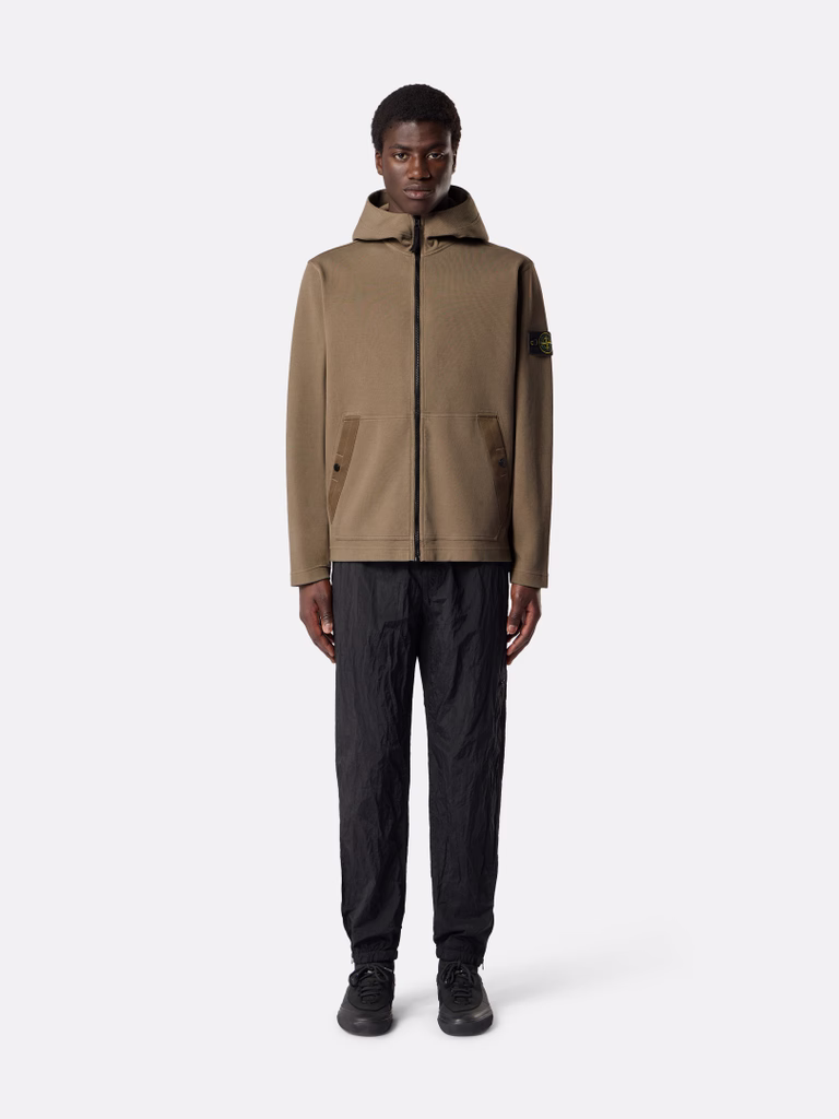L2S156100020S0472 HOODIE SWEATER STONE ISLAND FW26 - MILITARY GREEN
