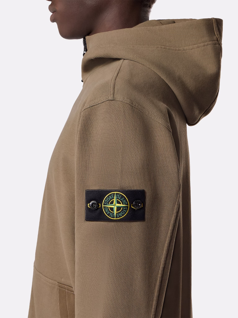 L2S156100020S0472 HOODIE SWEATER STONE ISLAND FW26 - MILITARY GREEN