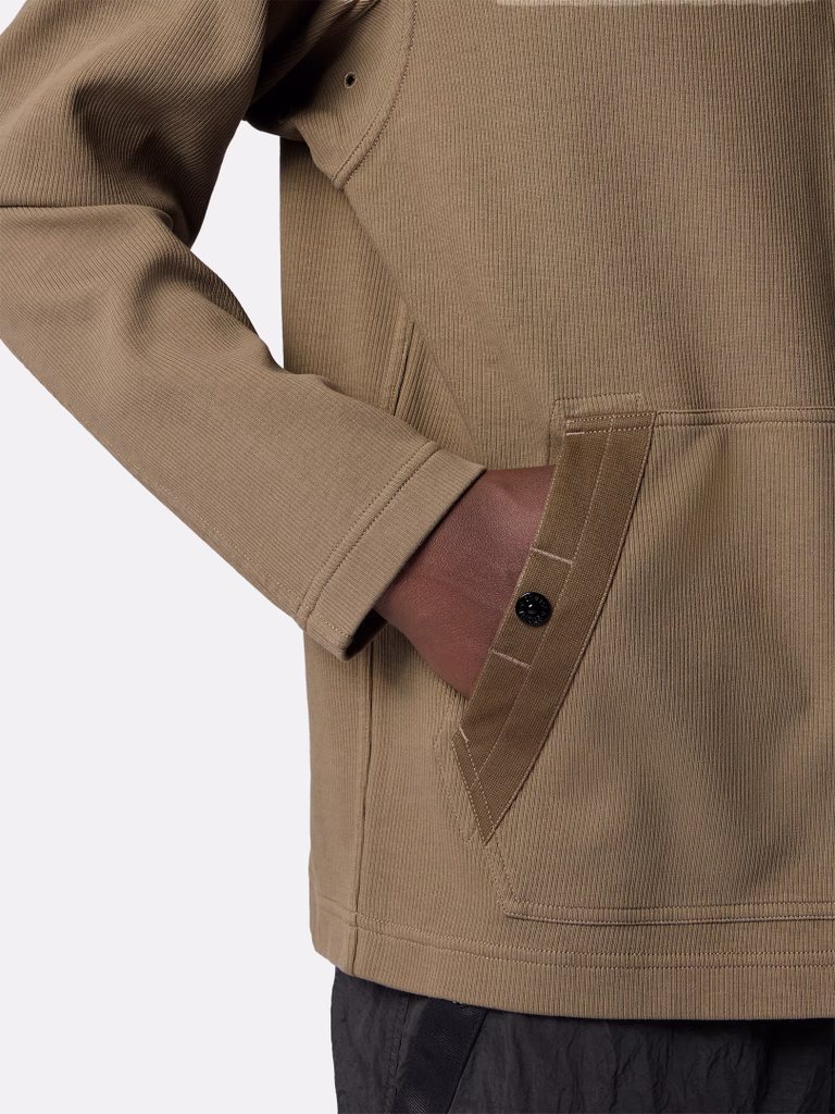 L2S156100020S0472 HOODIE SWEATER STONE ISLAND FW26 - MILITARY GREEN