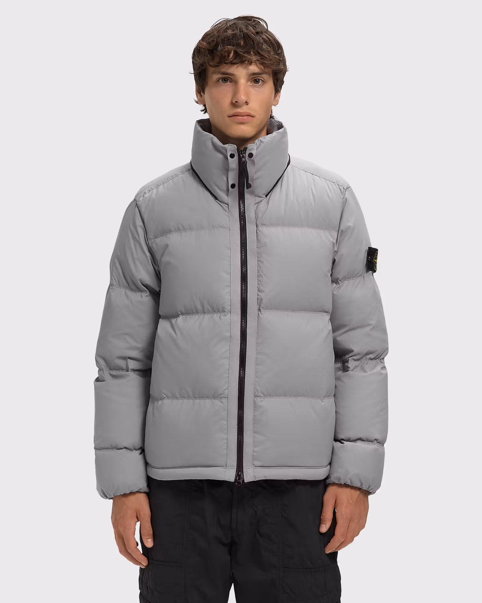 L2S154100013S0483 JACKET STONE ISLAND FW26 - ASH GREY