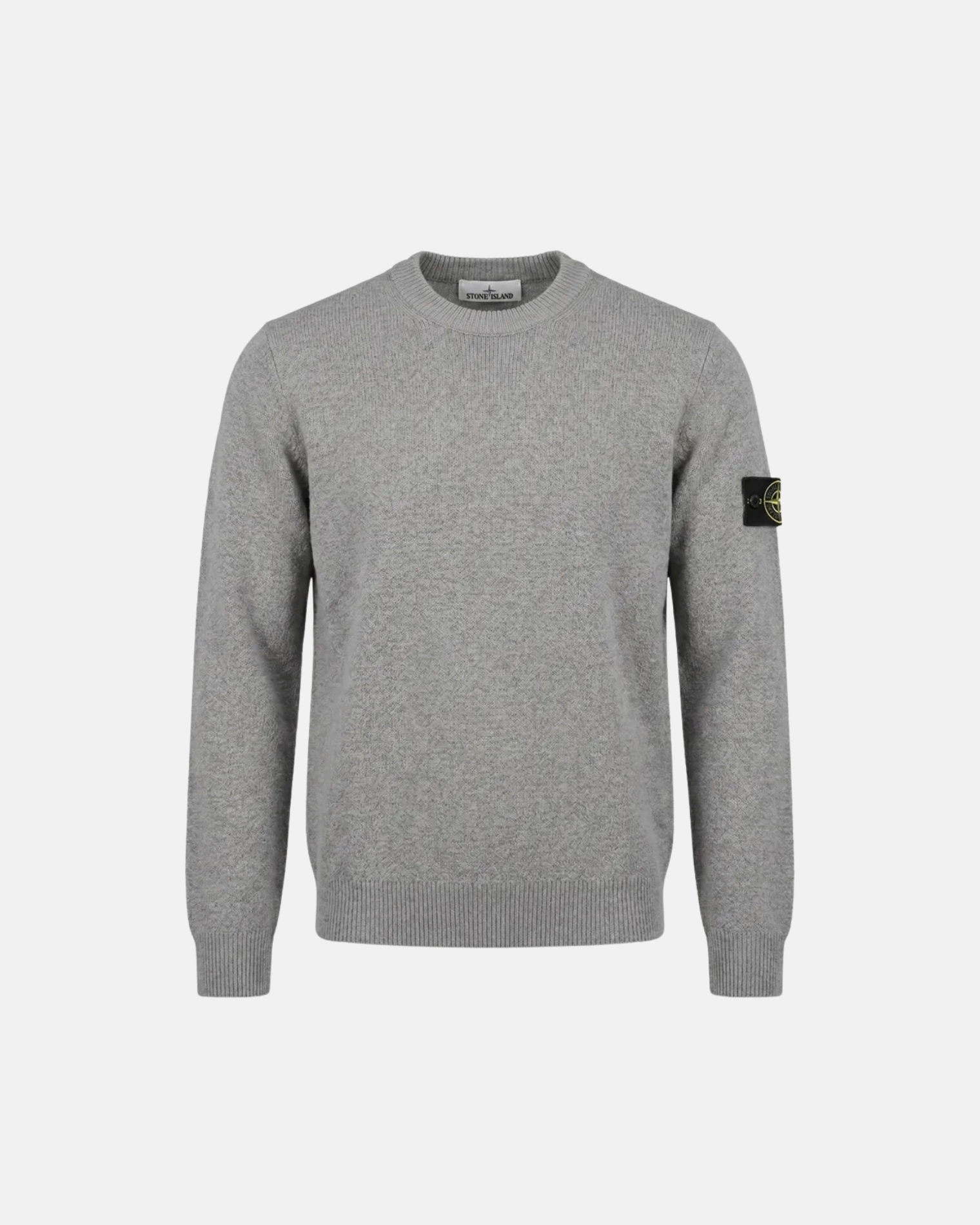 L2S155100011S01C4 CREW NECK STONE ISLAND FW26 - ASH GREY
