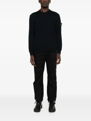 L2S155100071S00C4 CREW NECK STONE ISLAND FW26 - BLACK