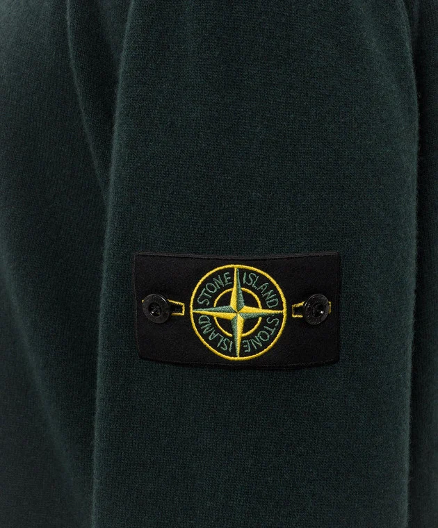 L2S155100023S00B4 CARDIGAN STONE ISLAND FW26 - DARK GREEN