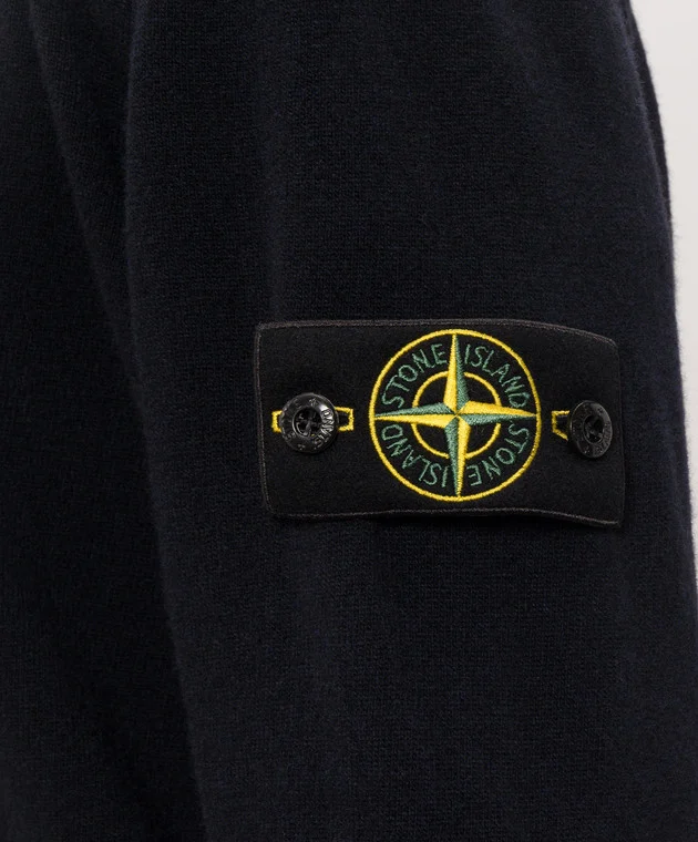 L2S155100023S00B4 CARDIGAN STONE ISLAND FW26 - NAVY BLUE