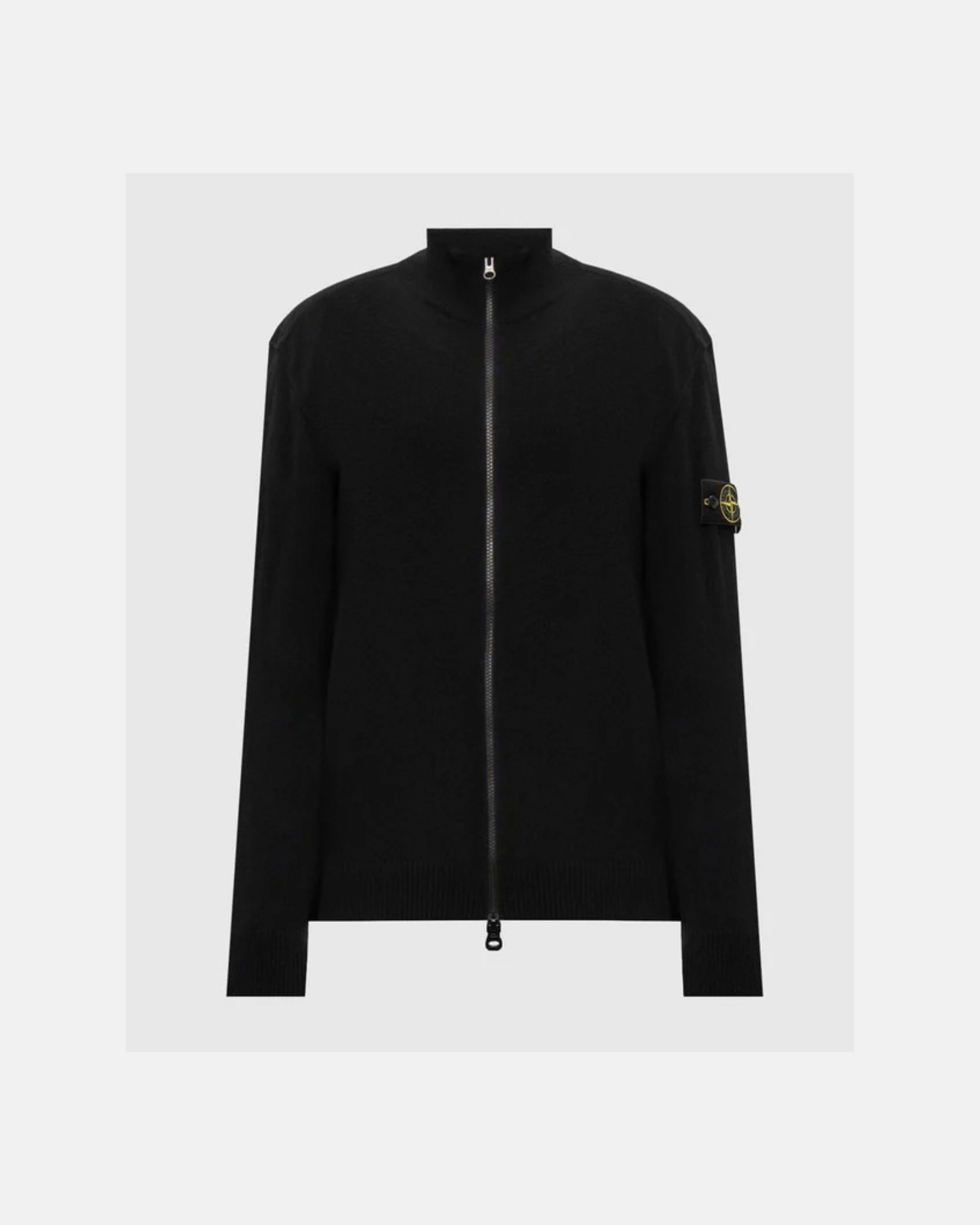 L2S155100023S00B4 CARDIGAN STONE ISLAND FW26 - BLACK