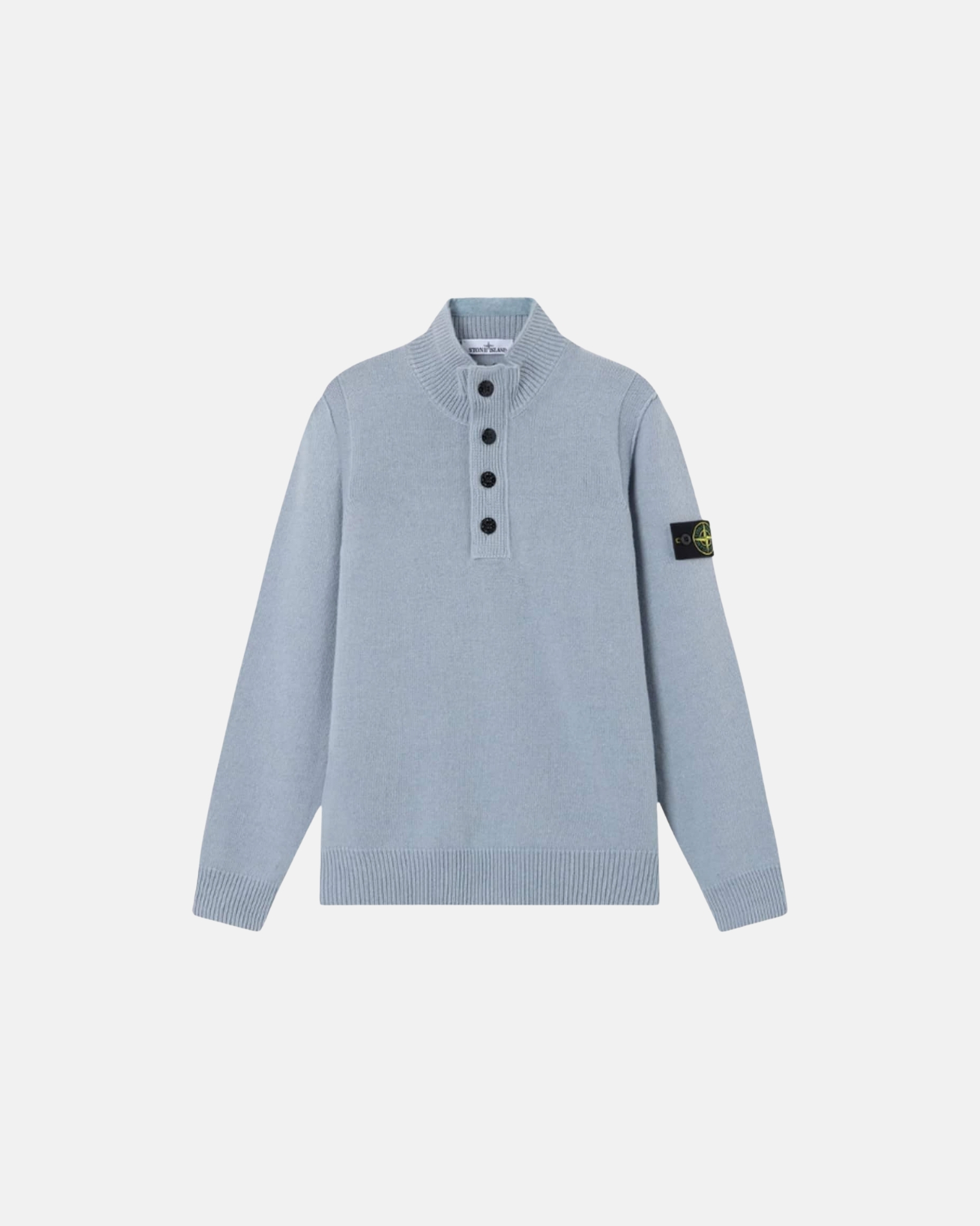 L2S155100040S00A3 LS POLO STONE ISLAND FW26 - ASH GREY