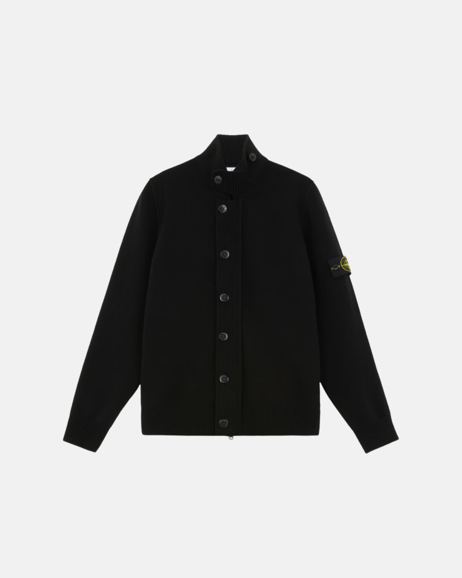 L2S155100047S00A3 CARDIGAN STONE ISLAND FW26 - BLACK