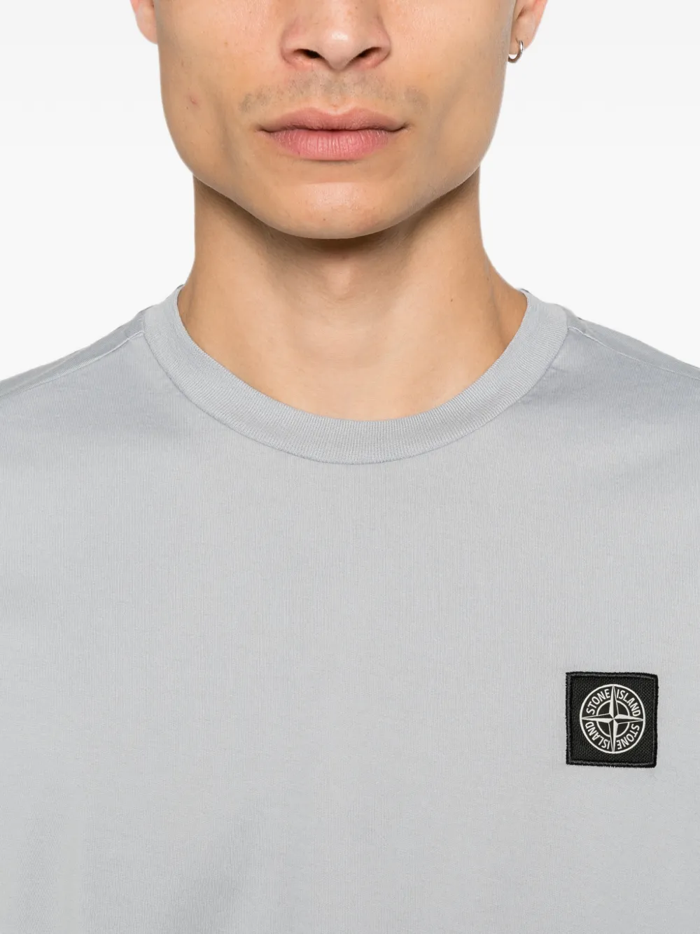 L2S152100027S0013 SS T-SHIRT STONE ISLAND FW26 - ASH GREY