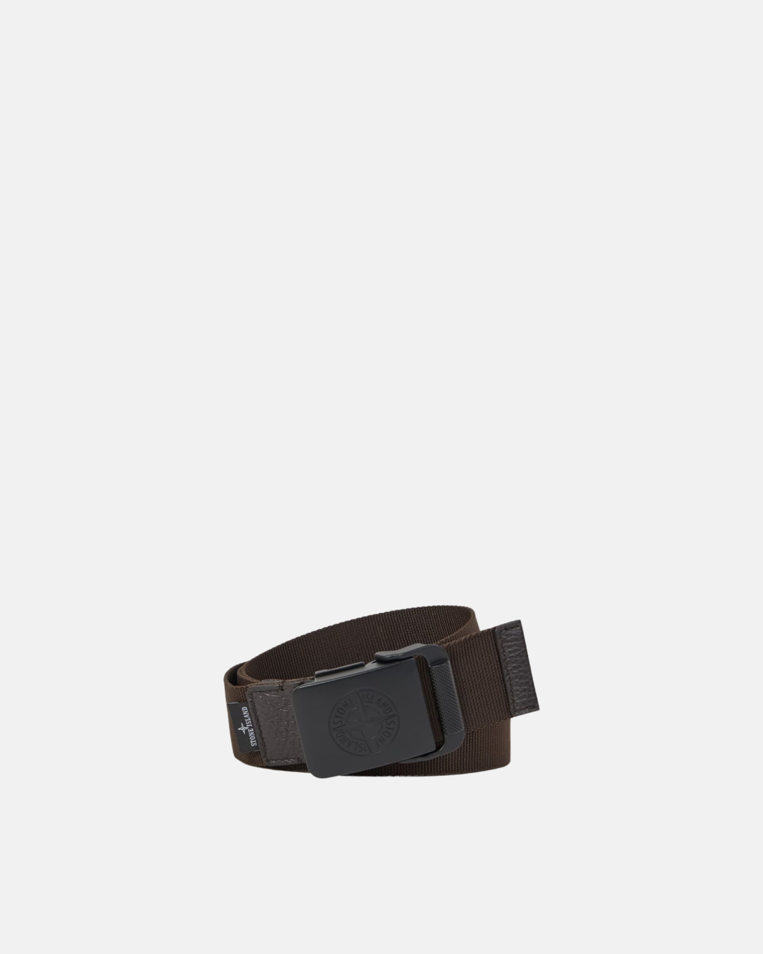 L2S159300001S0073 BELT STONE ISLAND FW26 - SHADOW BROWN