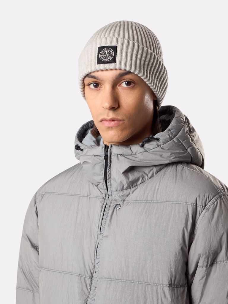 L2S15N100002S00C3 BEANIE STONE ISLAND FW26 - MEDIUM BEIGE