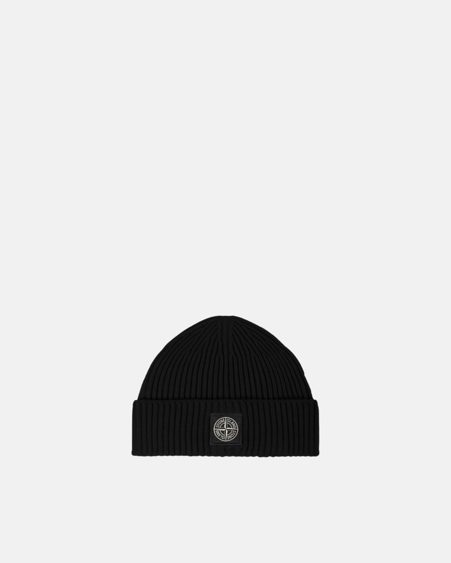 L2S15N100002S00C3 BEANIE STONE ISLAND FW26 - BLACK