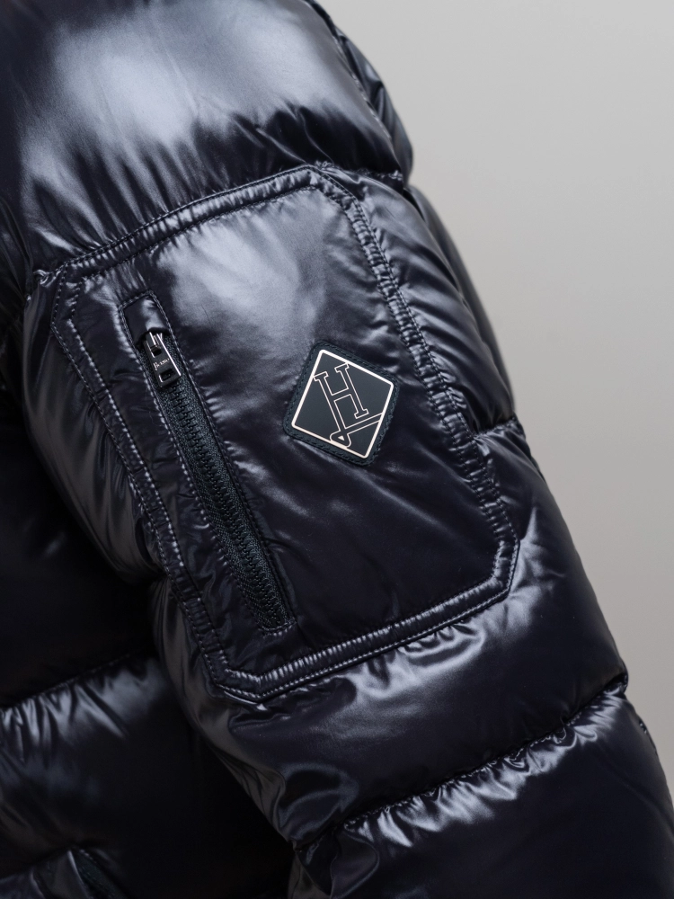 PI001416U 12973 MEN`S WOVEN JACKET HERNO FW26 - BLACK