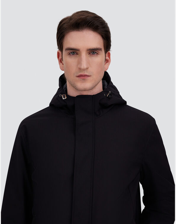 PI001364U 12650 MEN`S WOVEN JACKET HERNO FW26 - BLUE/WHITE
