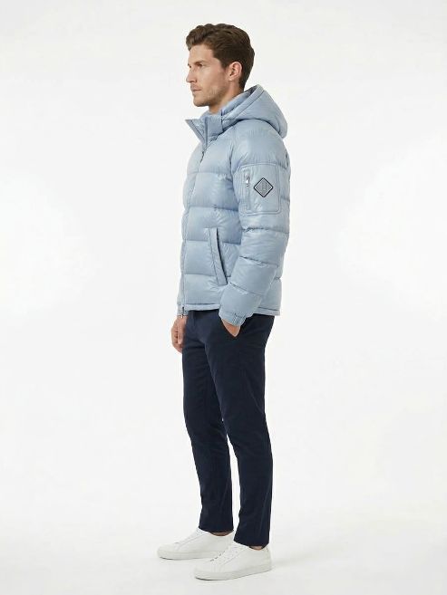 PI001416U 12973 MEN`S WOVEN JACKET HERNO FW26 - CELESTE