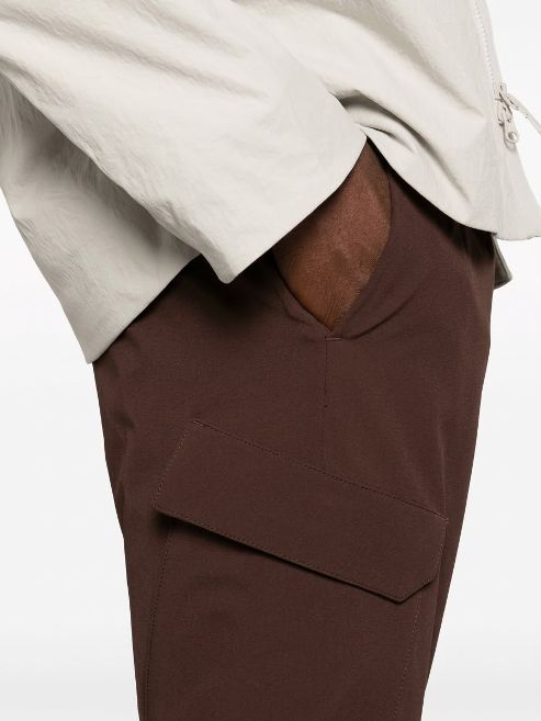 PT000156U 12773S MEN`S WOVEN PANTS HERNO FW26 - MARRONE