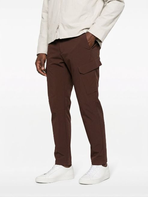 PT000156U 12773S MEN`S WOVEN PANTS HERNO FW26 - MARRONE