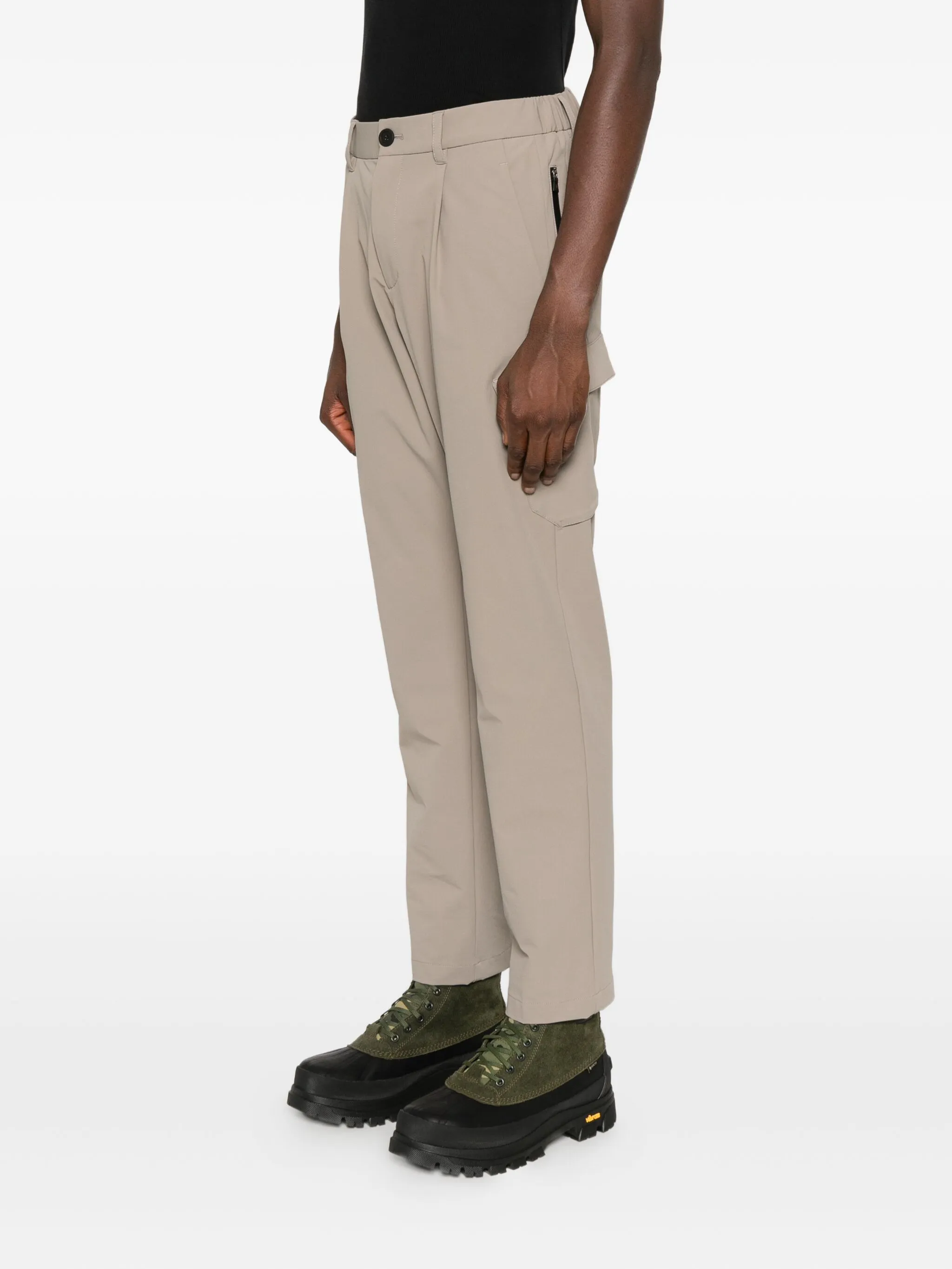 PT000156U 12773S MEN`S WOVEN PANTS HERNO FW26 - TAUPE
