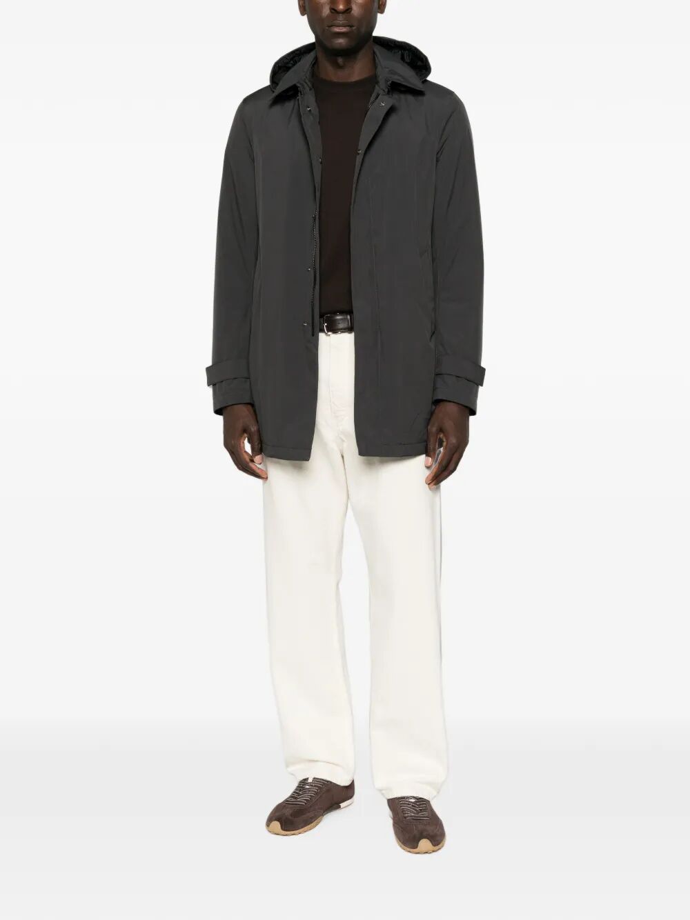 PI001242U 12840 MEN`S WOVEN HALF COAT HERNO FW26 - TASSO
