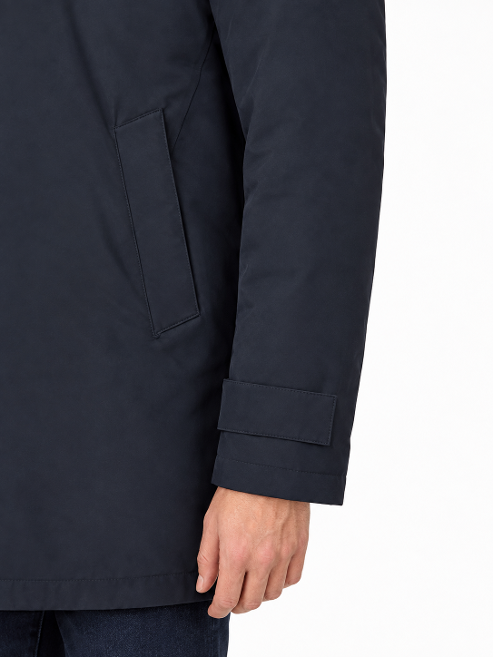 PI001242U 12840 MEN`S WOVEN HALF COAT HERNO FW26 - BLU
