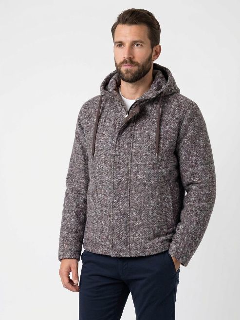 GC000130U 33542 MEN`S WOVEN HALF COAT HERNO FW26 - MORO