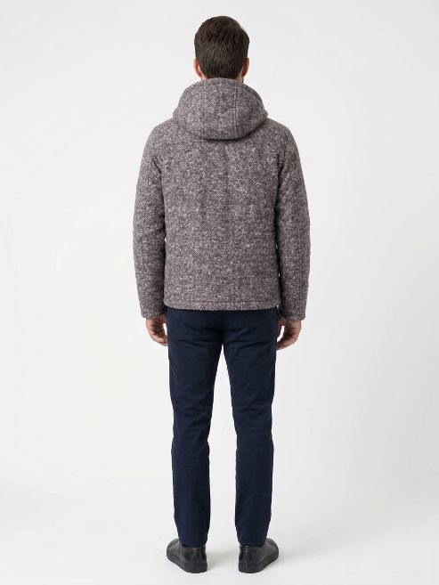 GC000130U 33542 MEN`S WOVEN HALF COAT HERNO FW26 - MORO