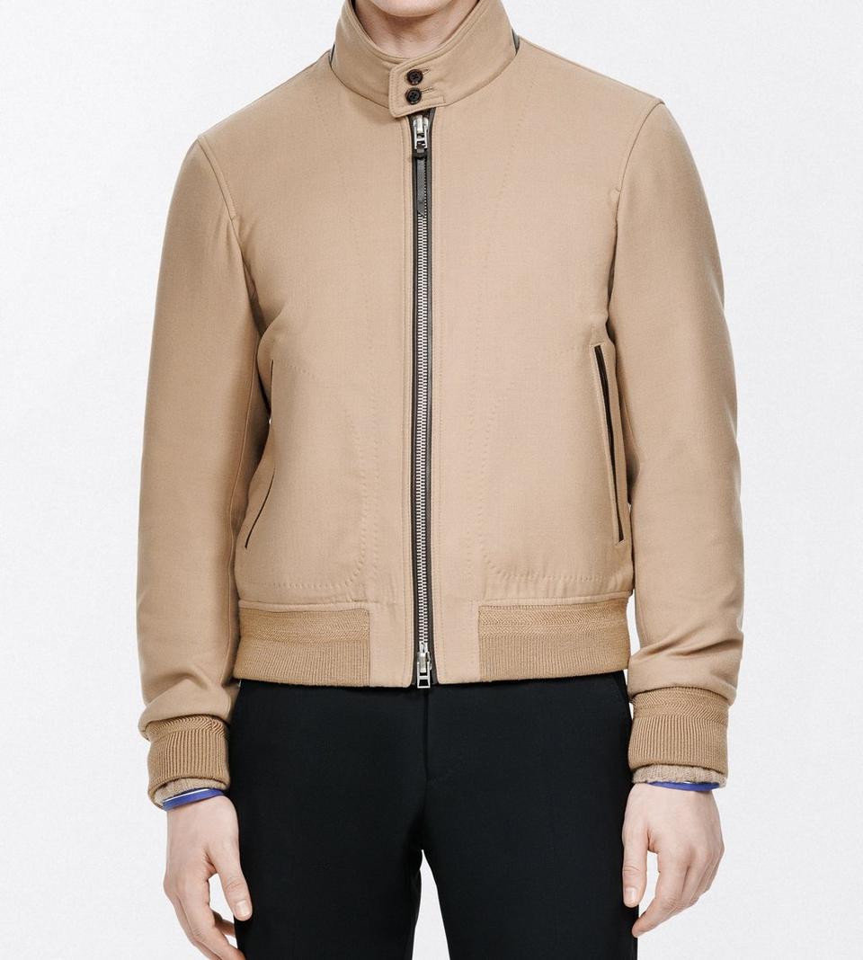 OBG006 FMW093 OUTERWEAR SHORT OUTERWEAR TOM FORD FW26 - GOLDEN BROWN
