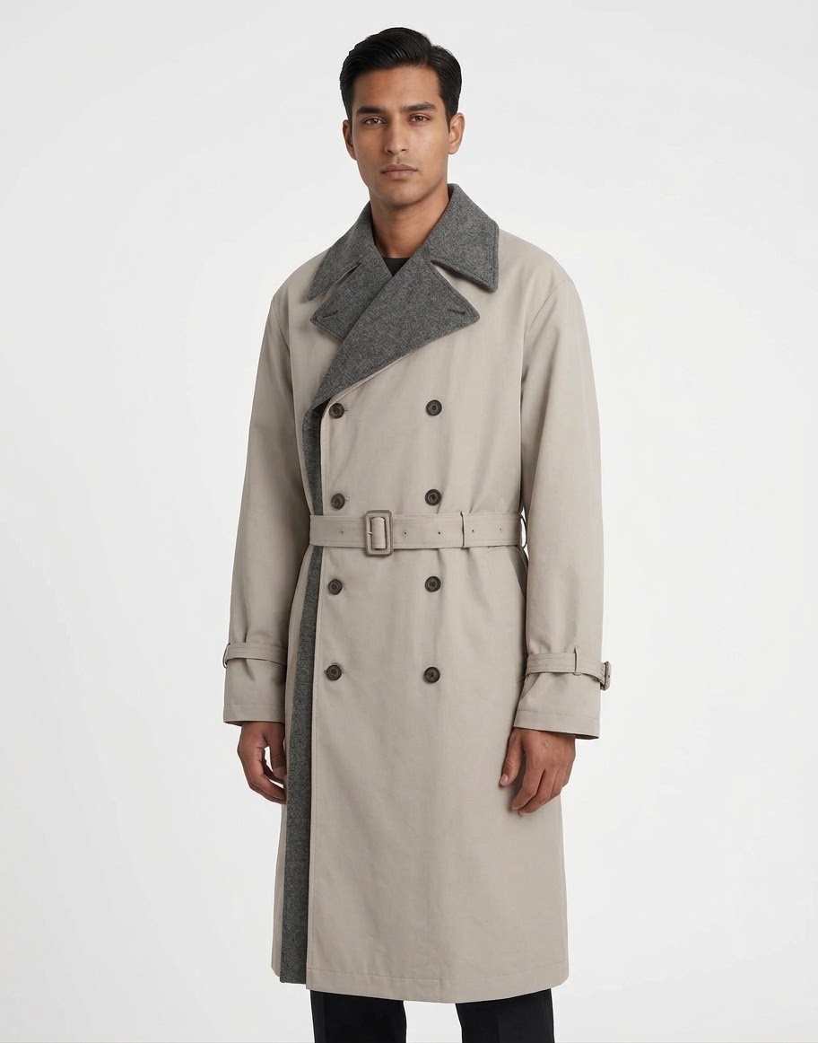 G060VT FUS32 CAPPOTTO DOLCE & GABBANA FW26 - PIEDRA