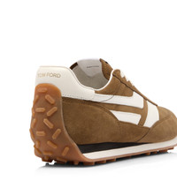 J1511 LCL046N SNEAKERS LOW TOP TOM FORD FW26 - WHISKY + AMBER