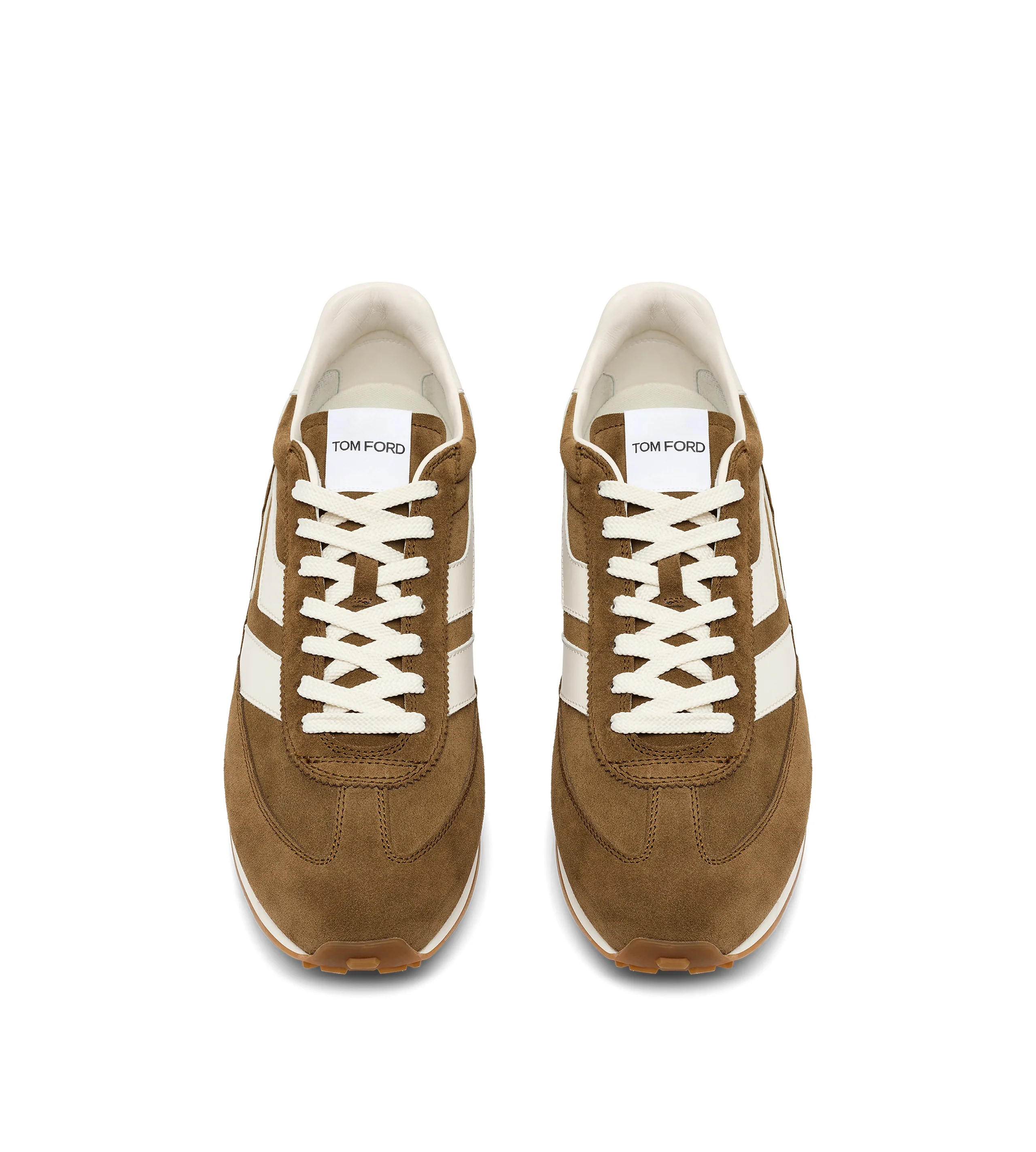 J1511 LCL046N SNEAKERS LOW TOP TOM FORD FW26 - WHISKY + AMBER