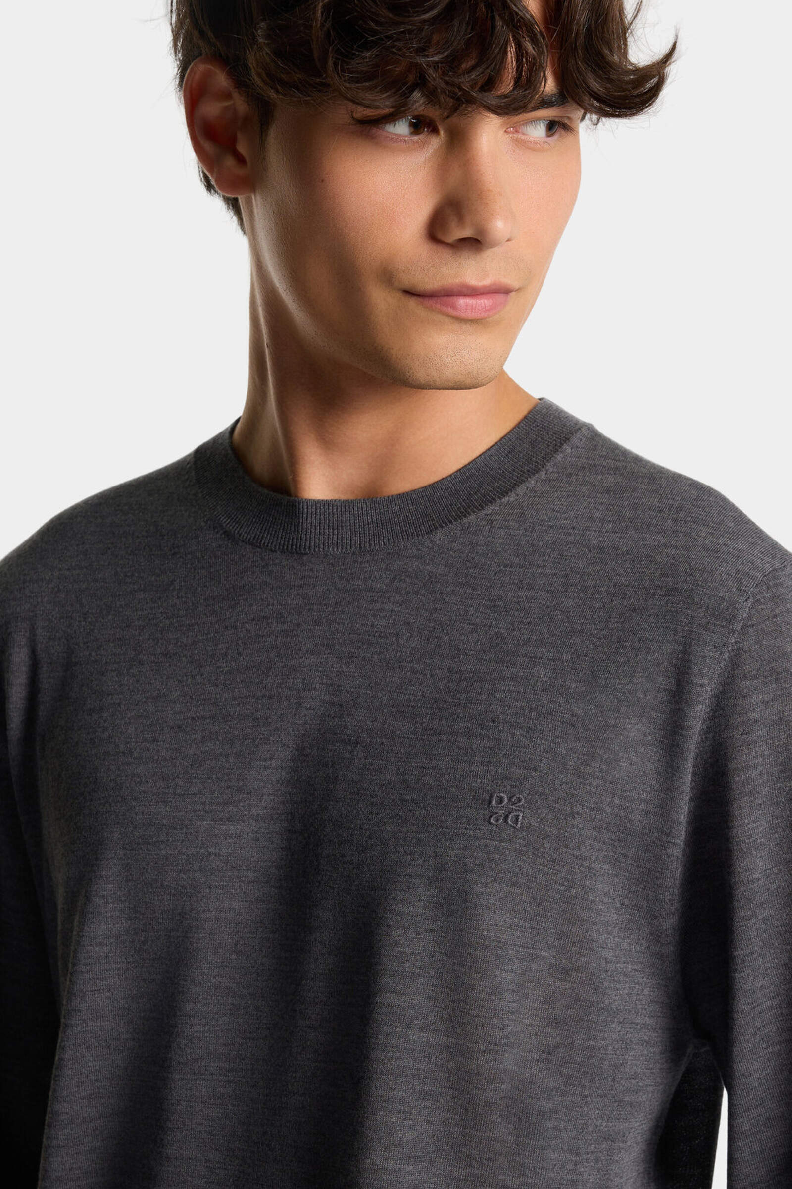 S74HA1626 D13205 PULLOVER GREY DSQUARED2 FW26 - GREY