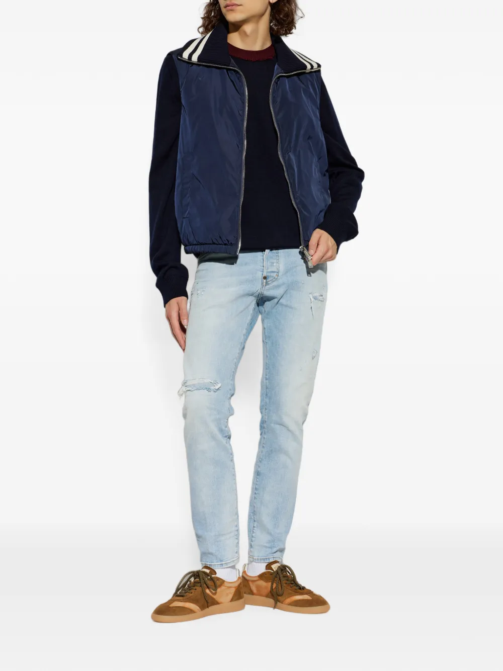 S74FB0358 S49197 GILET NAVY BLUE DSQUARED2 FW26 - NAVY BLUE