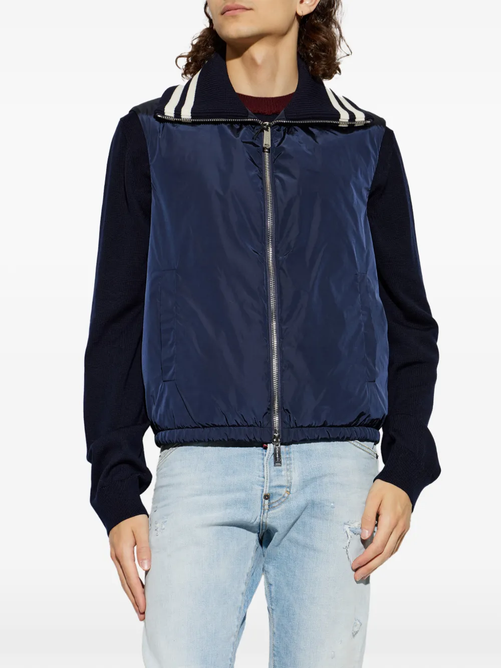 S74FB0358 S49197 GILET NAVY BLUE DSQUARED2 FW26 - NAVY BLUE
