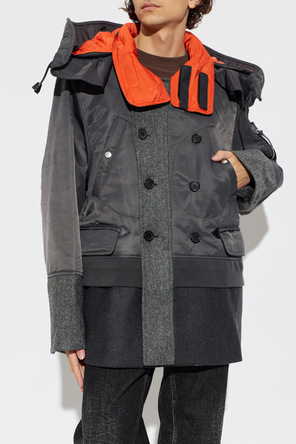S71AA0475 D35509 COAT CHARCOAL DSQUARED2 FW26 - CHARCOAL