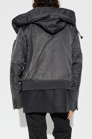 S71AA0475 D35509 COAT CHARCOAL DSQUARED2 FW26 - CHARCOAL
