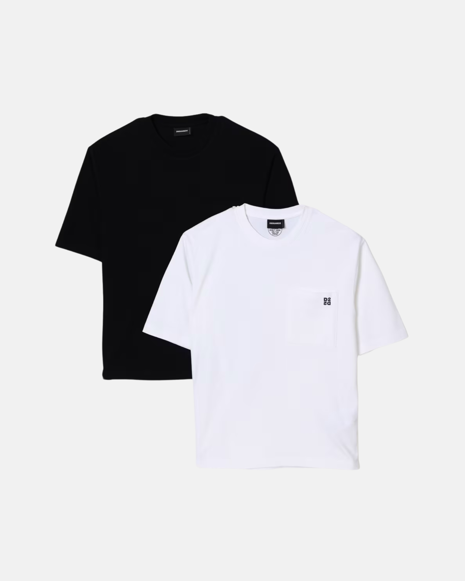 S74GD1523 D20106 T-SHIRT WHITE-BLACK DSQUARED2 FW26 - WHITE-BLACK