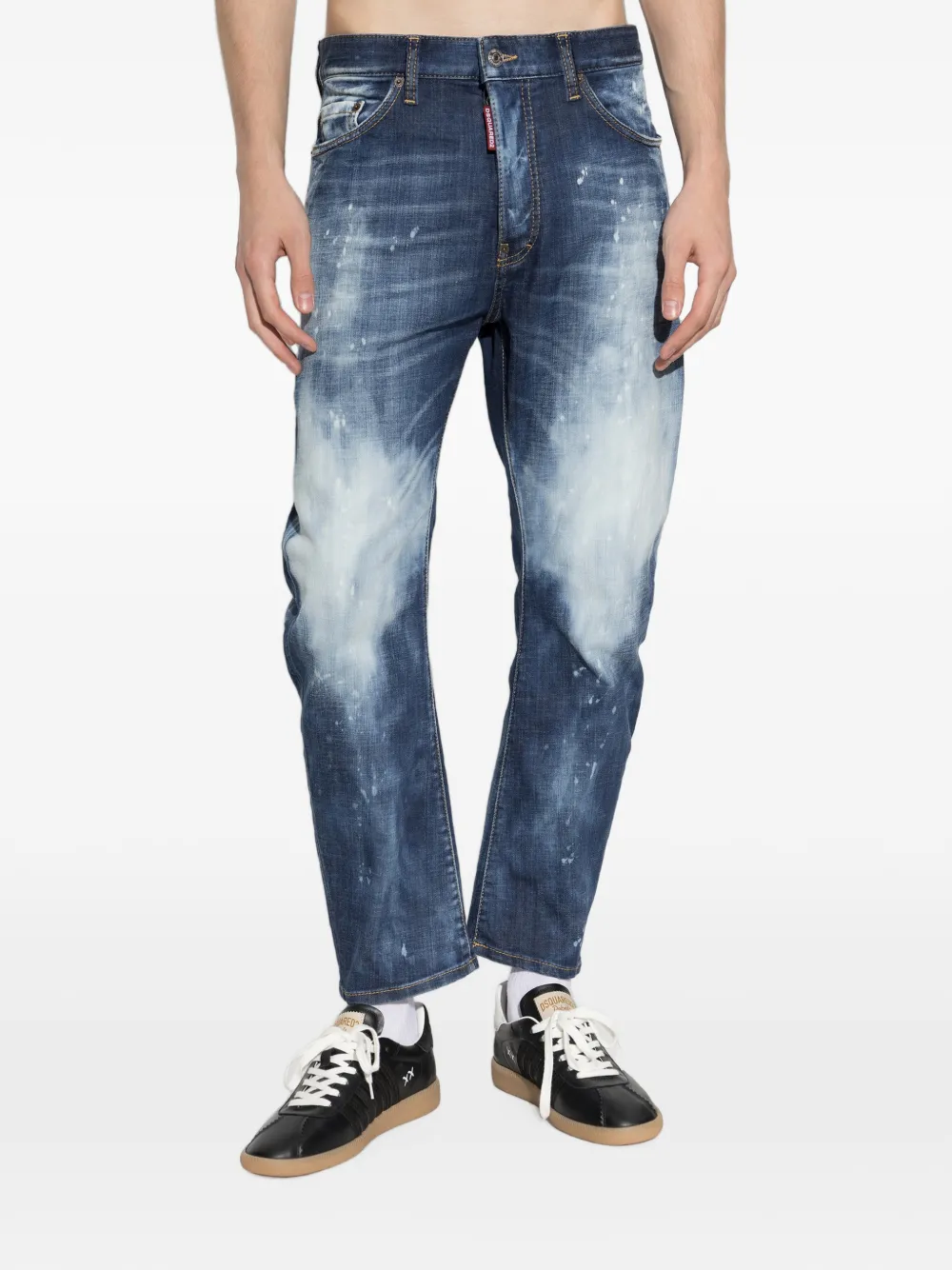 S71LB1763 D30010 PANTS 5 POCKETS NAVY BLUE DSQUARED2 FW26 - NAVY BLUE