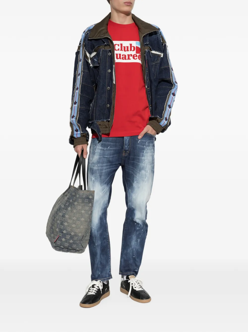 S71LB1763 D30010 PANTS 5 POCKETS NAVY BLUE DSQUARED2 FW26 - NAVY BLUE