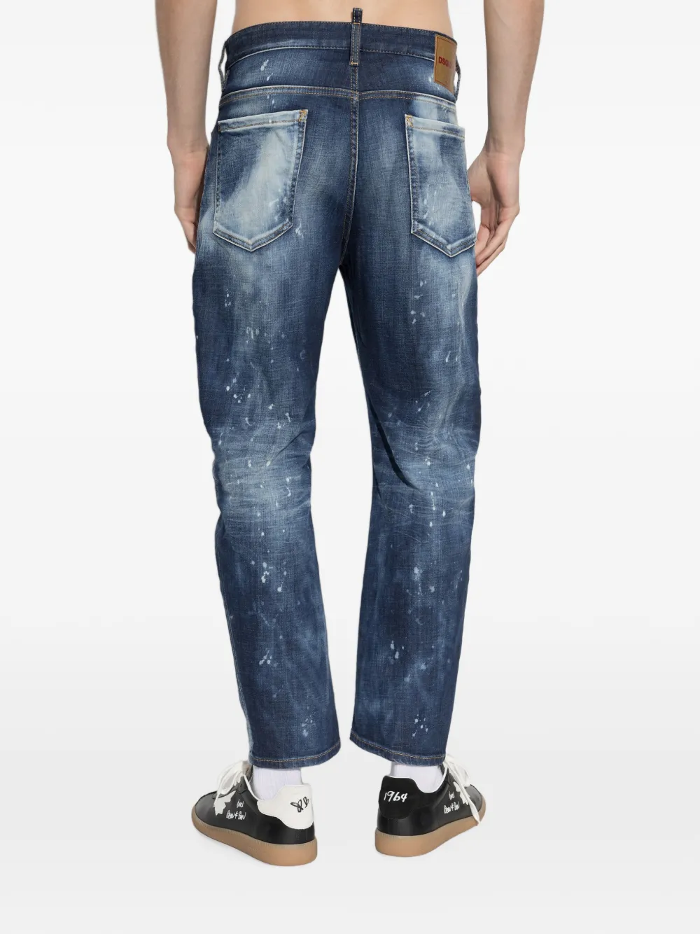 S71LB1763 D30010 PANTS 5 POCKETS NAVY BLUE DSQUARED2 FW26 - NAVY BLUE